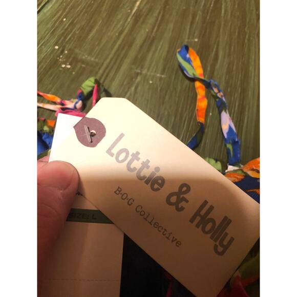 B.O.G. Collective Lottie & Holly Floral Cropped Tank Top & Ruffle Skort Set M - Picture 4 of 11